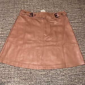 LF private label Mika and Gala tam began leather skirt.